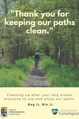 Thank you for keeping our paths clean - image expands
