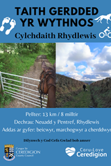 Taith Gerdded yr Wythnos - Cylchdaith Rhydlewis  - image expands