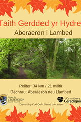 Taith Gerdded yr Hydref - Aberaeron i Lambed - image expands