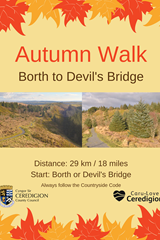 Autumn Walk - Borth to Devil's Bridge - image expands