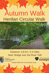 Autumn Walk - Henllan Circular Walk - image expands