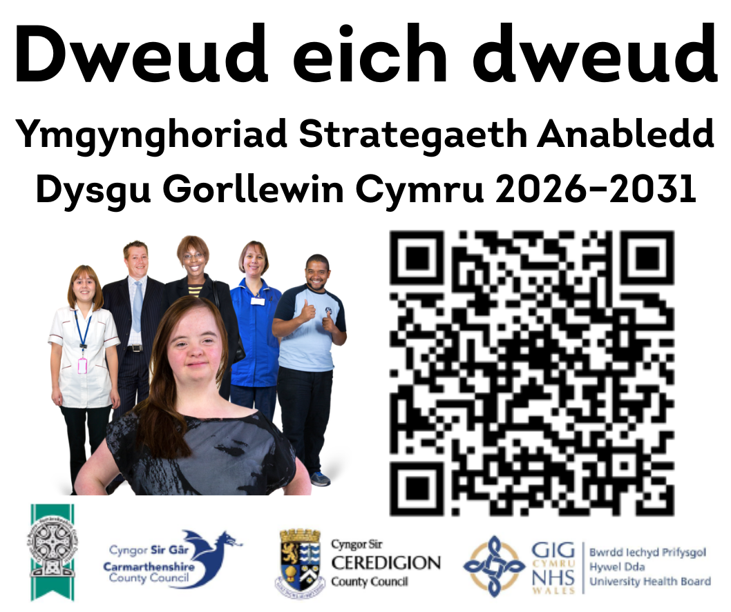 Dweud eich dweud ar Strategaeth Anabledd Dysgu newydd Gorllewin Cymru