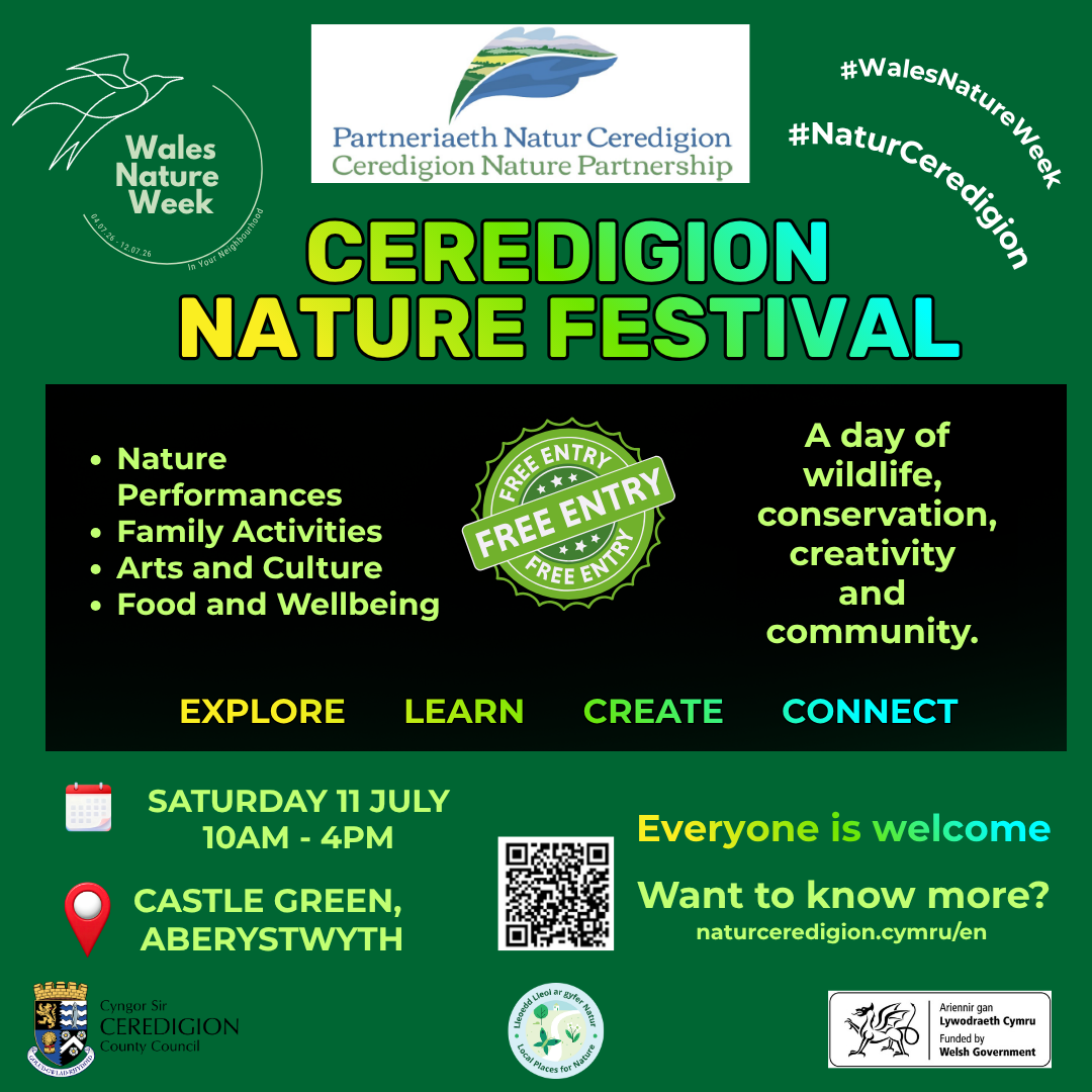 Ceredigion Nature festival returns to Aberystwyth this summer