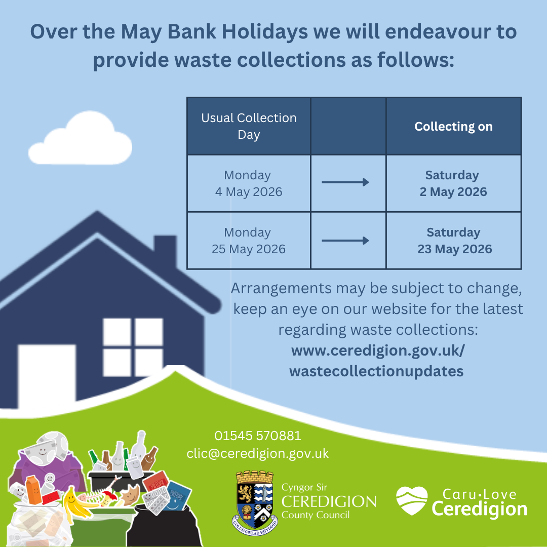 Residents reminded of changes to waste collections during May Bank Holidays