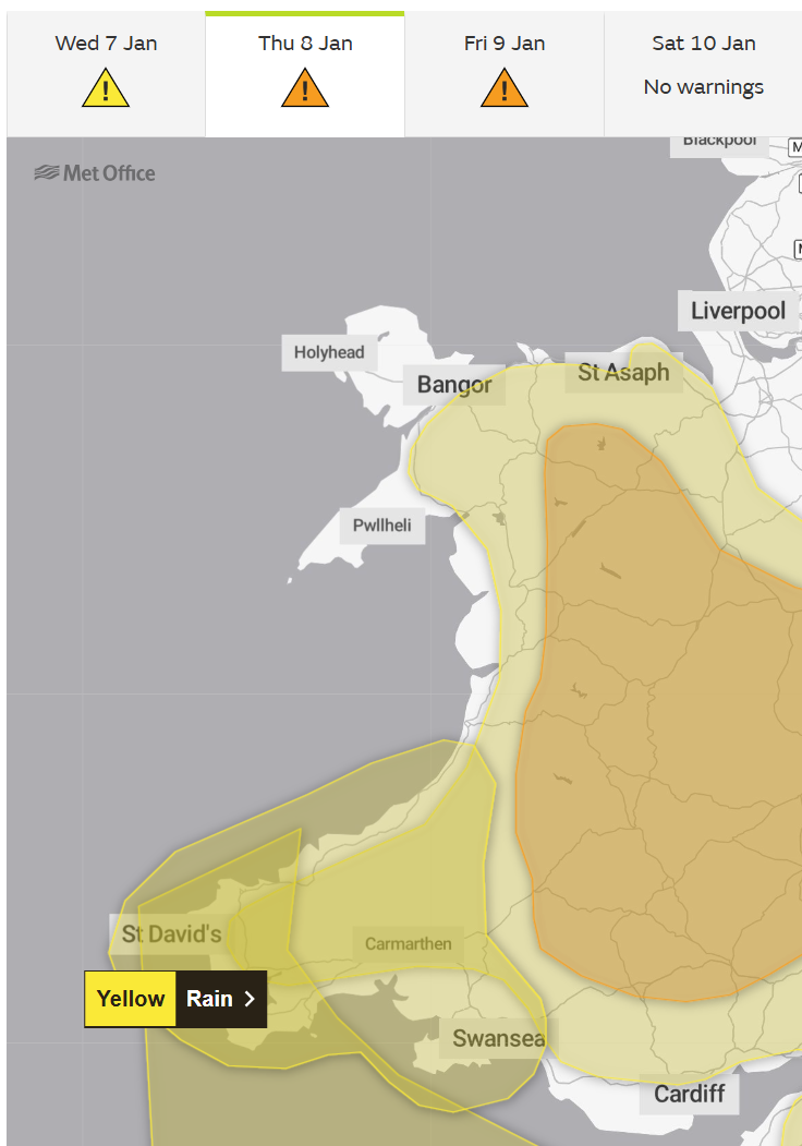 Storm Goretti: warning of more snow for Ceredigion