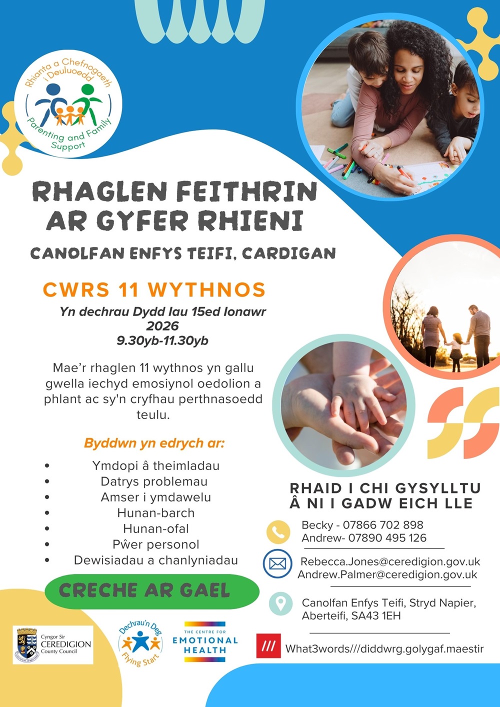 Rhaglen Feithrin Ar Gyfer Rhieni
