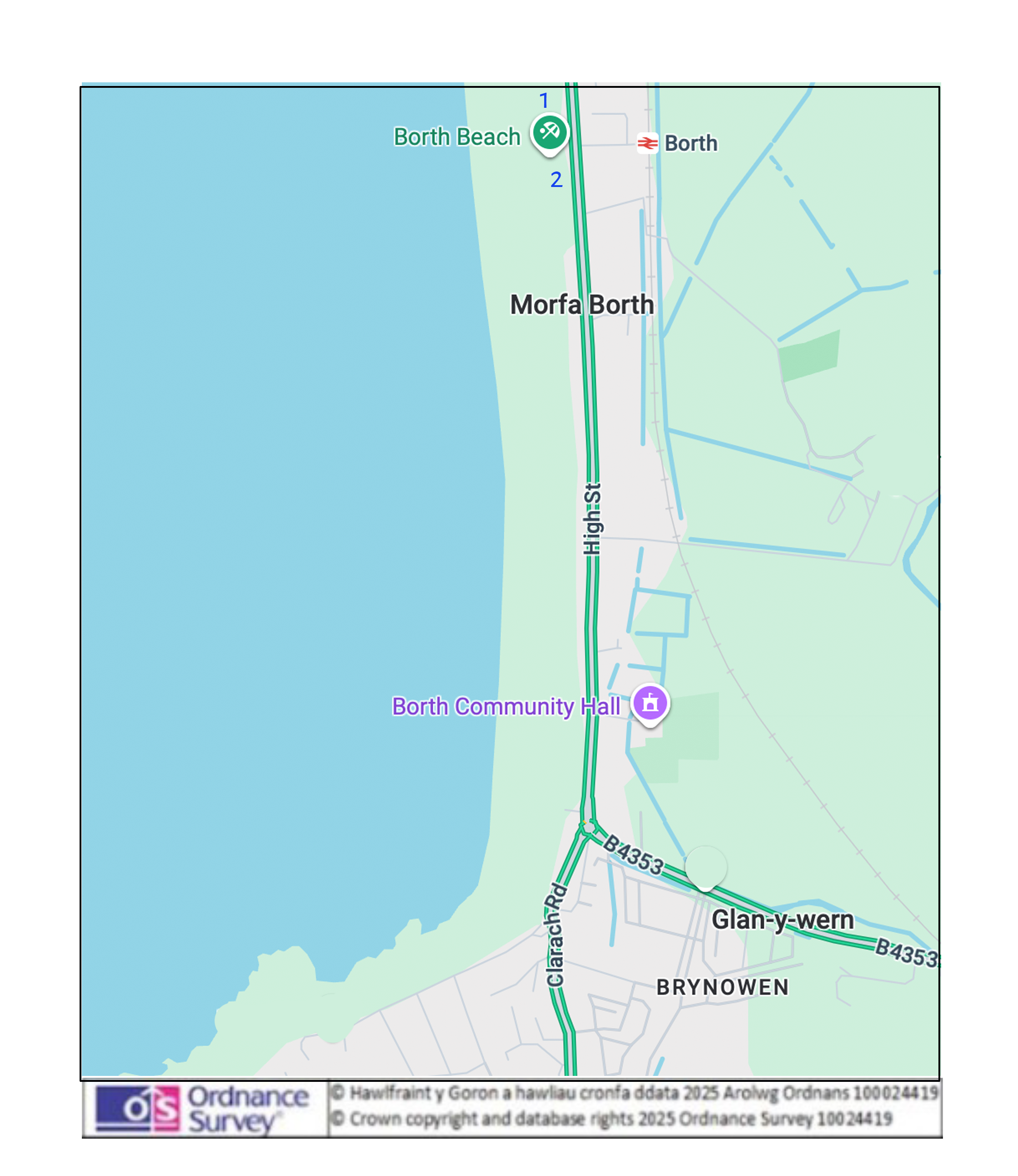 Trading zones for Borth 2026