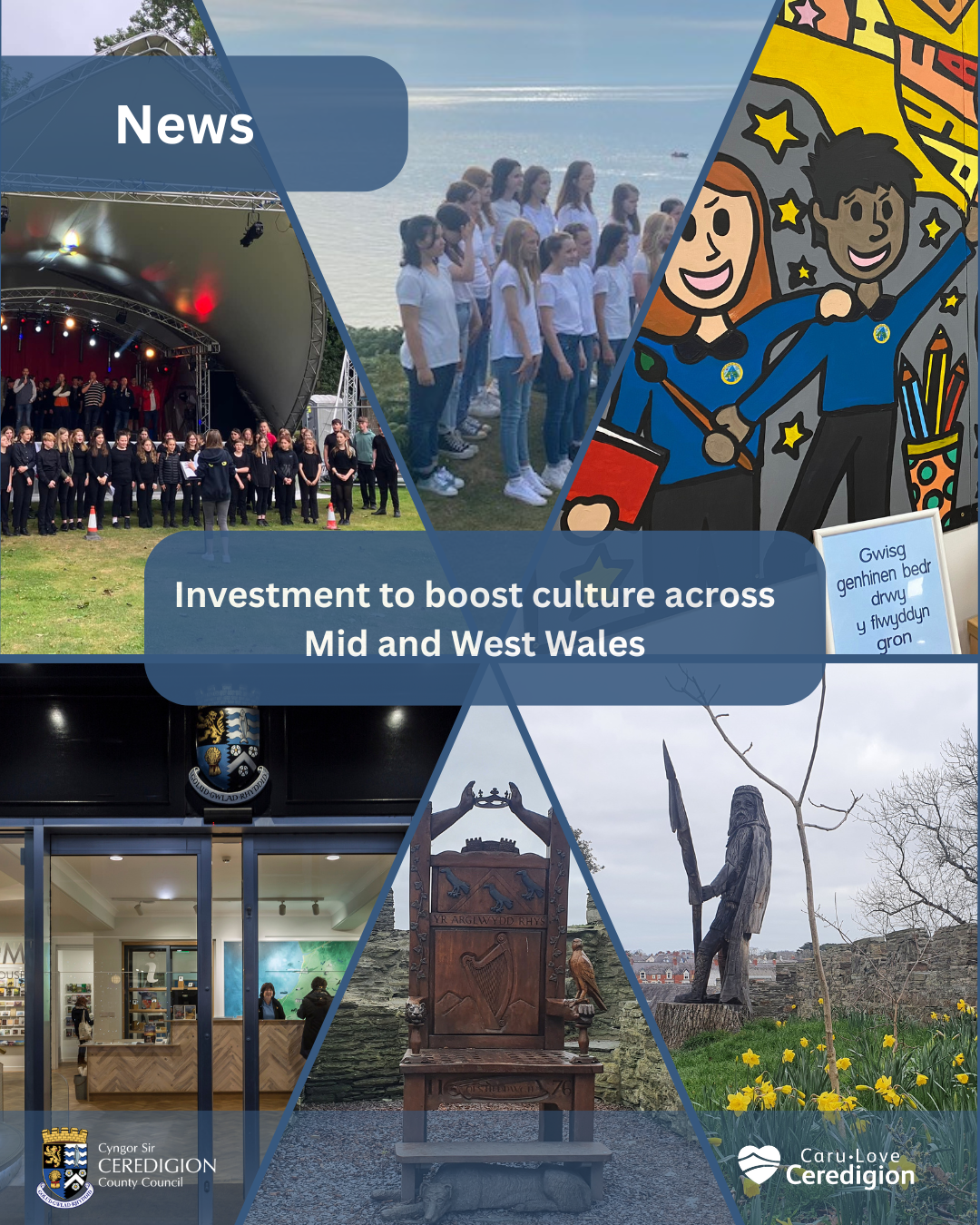 Major Welsh Government grant to boost culture across Mid and West Wales