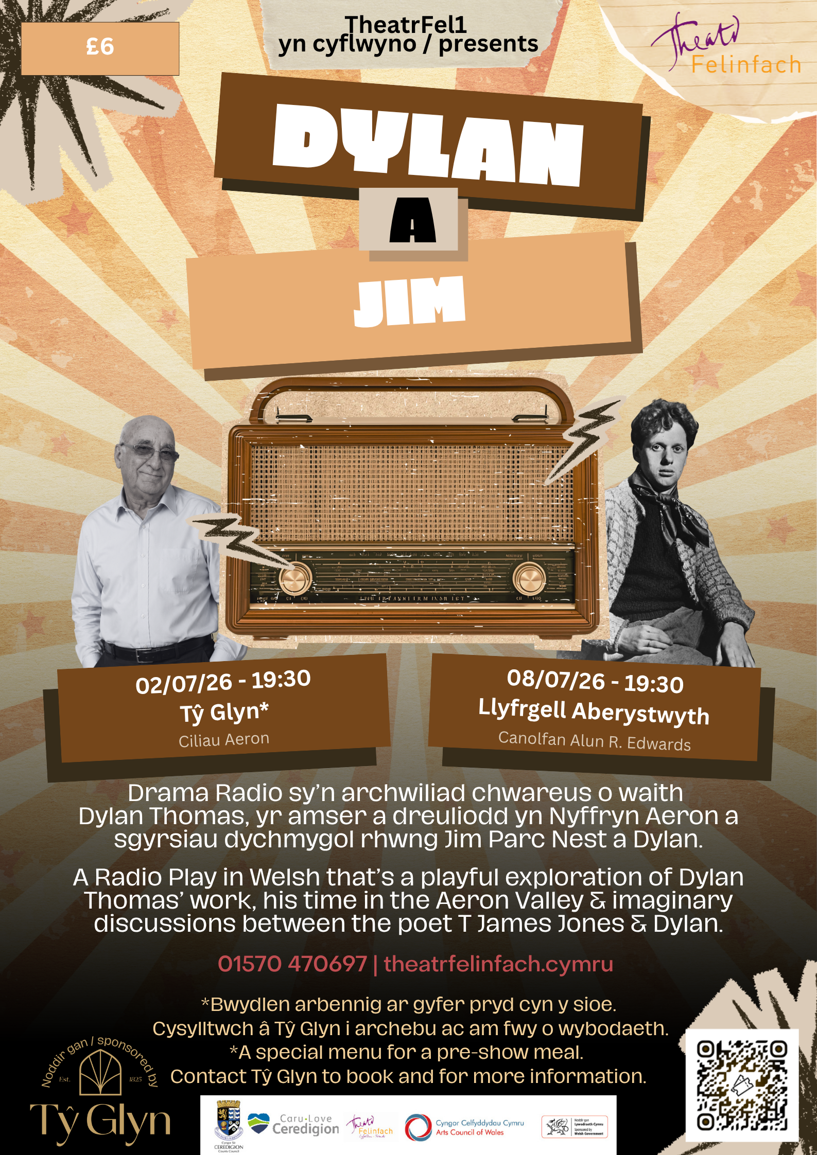 New ‘Dylan and Jim’ production from Theatr Fel1 this summer 