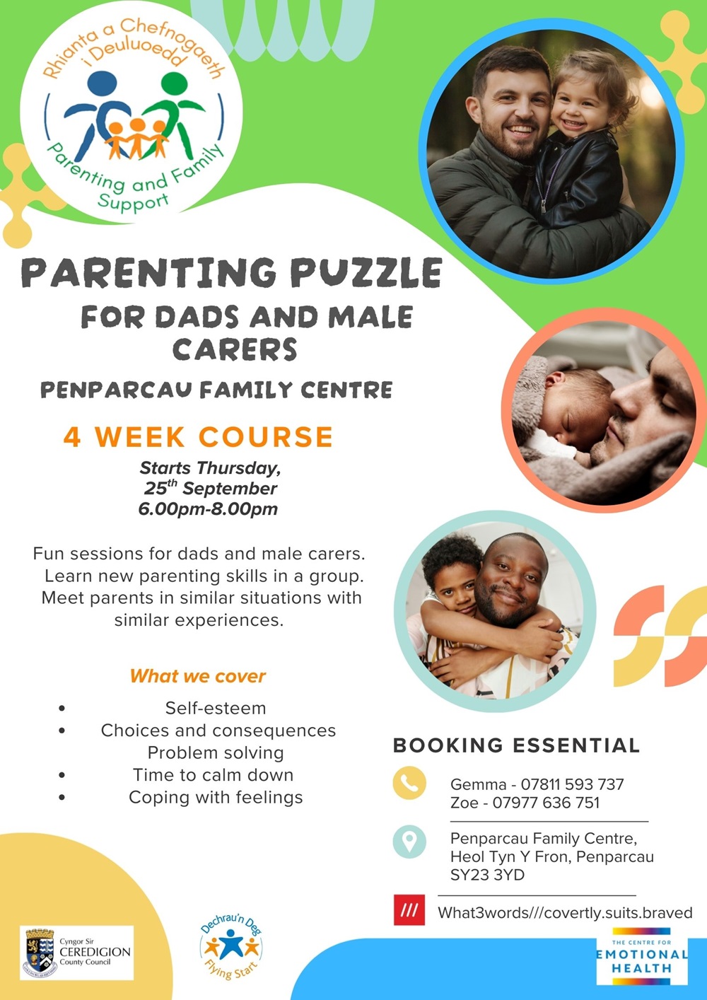 Parenting Puzzle For Dads and Male Carers 