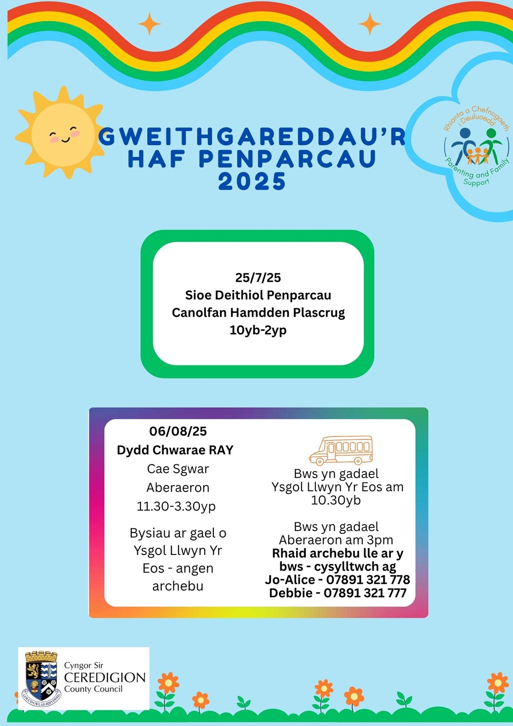 Gweithgareddau Haf Penparcau